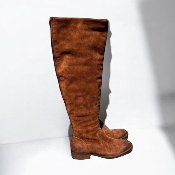 🌻NEW Born Borman Knee High Distressed Rust Copper Leather Boots Size 6 - Picture 3 of 13